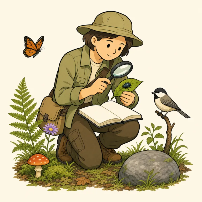 naturalist（博物学者、自然研究者・noun）の覚え方イラスト