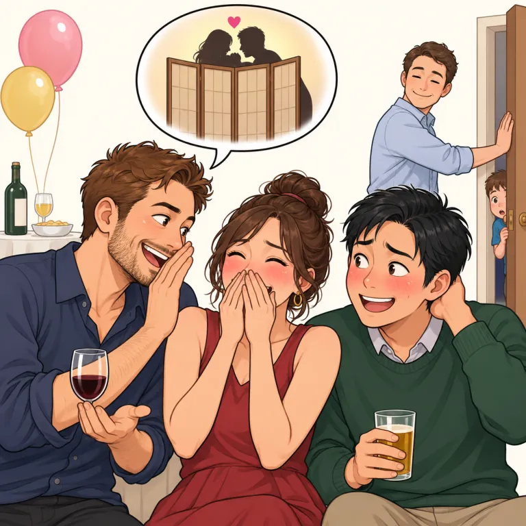 naughty（きわどい・adjective）の覚え方イラスト