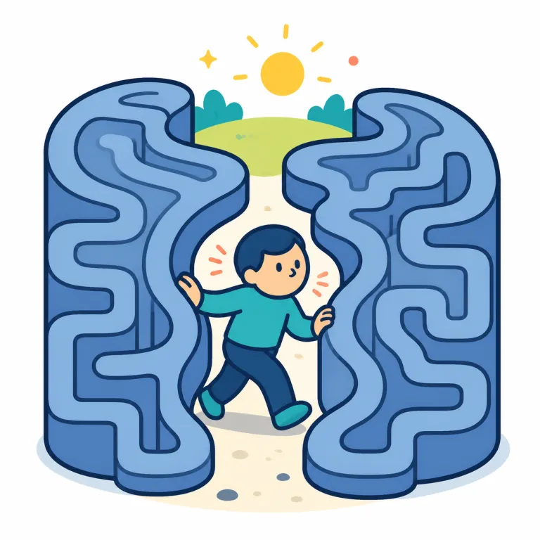 navigate（切り抜ける・verb）の覚え方イラスト