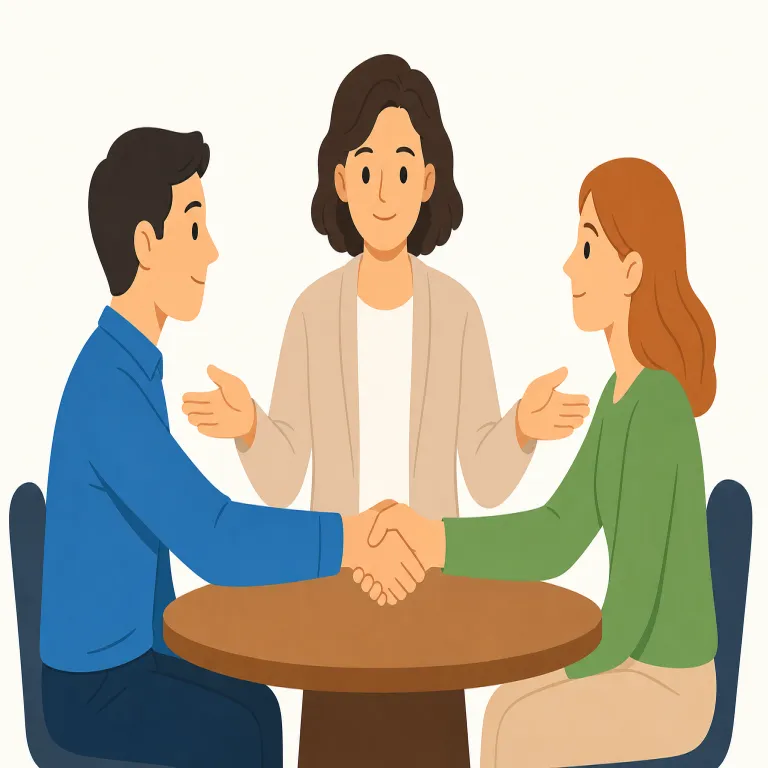 negotiatorの覚え方イラスト
