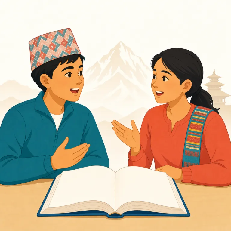 nepalese（ネパール人／ネパールの）の覚え方イラスト — Nepal に -ese が付いた形で、Japanese・Chinese と同じ「国名＋-eseでその国の人／その国の」という型で覚えると定着しやすい語です