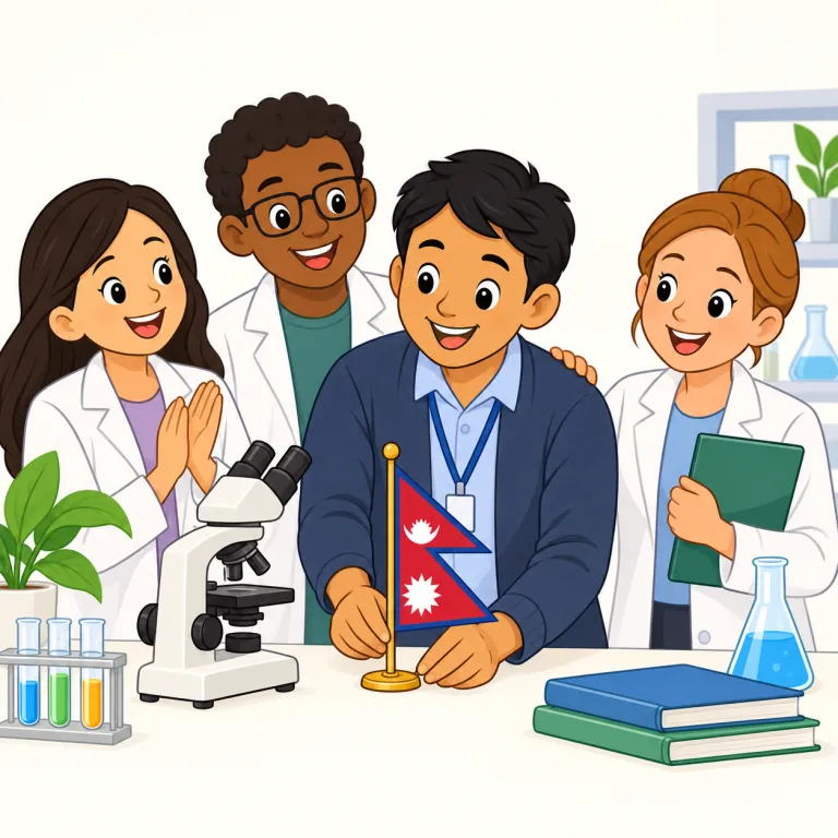 nepalese（ネパール人・noun）の覚え方イラスト