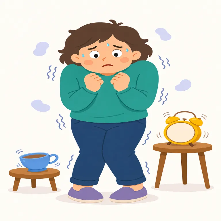 nervy（大胆な・形容詞）の覚え方イラスト — 大胆な nervy は、nerve を「度胸」と読む感覚で覚えます