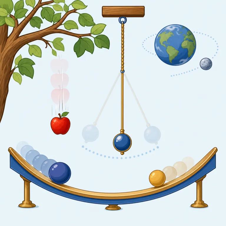 Newtonian（ニュートンの、ニュートン力学の・形容詞）の覚え方イラスト — Newtonian は Newton + -ian で「ニュートン流の・ニュートンに基づく」と捉えると覚えやすい