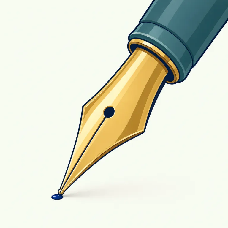 nib（ペン先・名詞）の覚え方イラスト — まず "tip" との違いで覚えると残りやすいです