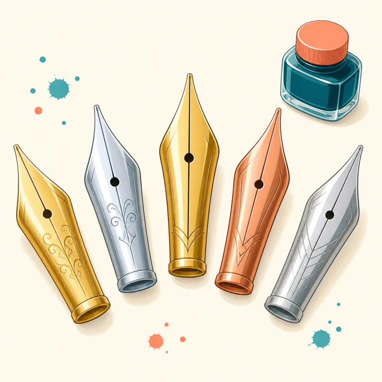 nibs（ペン先(複数形)・名詞）の覚え方イラスト — まず単数形の nib を一緒に覚えるのが近道です