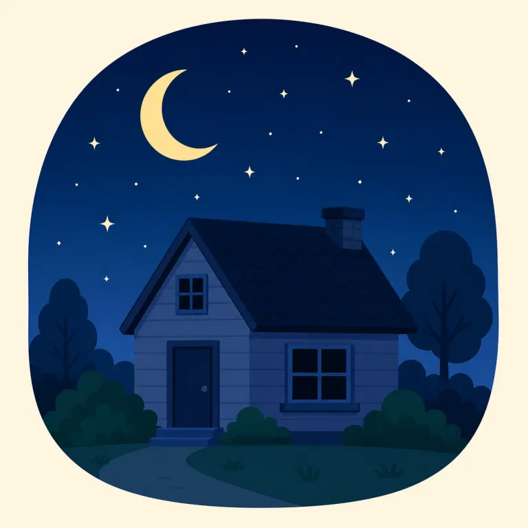 nighttimeの覚え方イラスト