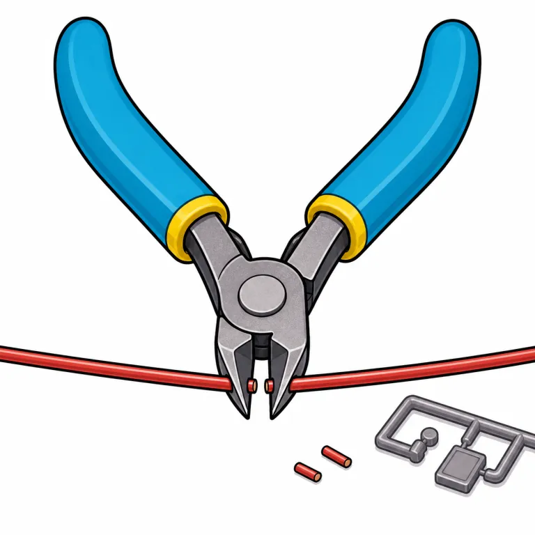 nippers（ニッパー、切断用の小型ペンチ・noun）の覚え方イラスト