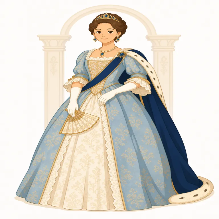 noblewoman（貴婦人・名詞）の覚え方イラスト — noblewoman は noble「高貴な」と woman「女性」をそのまま重ねた語なので、まず nobleman「貴族の男性」と対で覚えると定着しやすいです