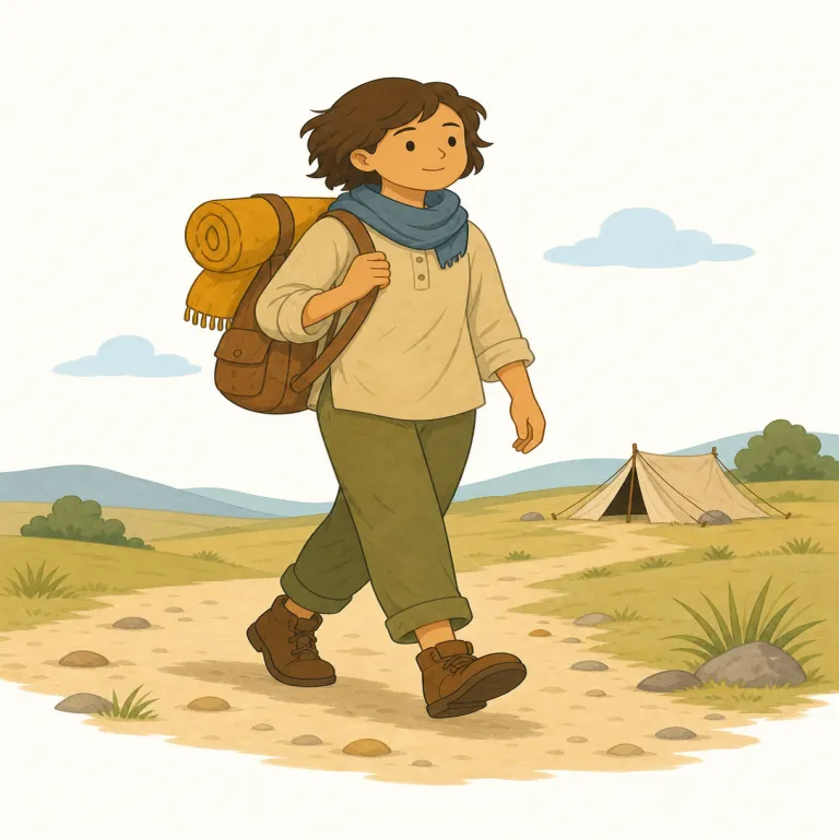 nomad（放浪者・noun）の覚え方イラスト