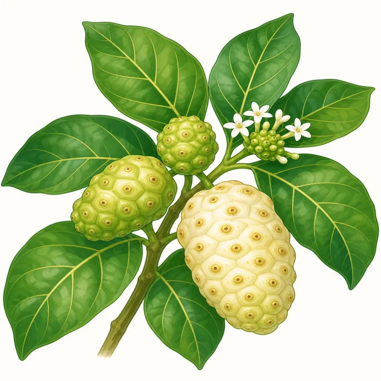 noni（ノニ・名詞）の覚え方イラスト — この noni は、ヤエヤマアオキという植物名そのものより、果実や健康食品としての「ノニ」を指す用法として覚えます