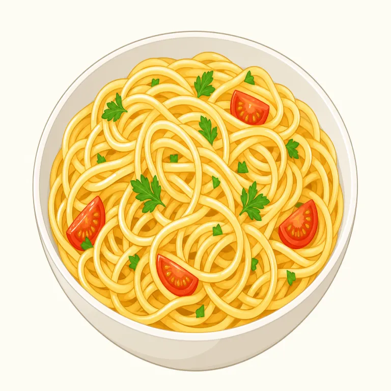 noodle（麺・名詞）の覚え方イラスト — noodle は、まず ramen・udon・soba を英語でまとめて noodles と言える語として覚えると定着しやすいです