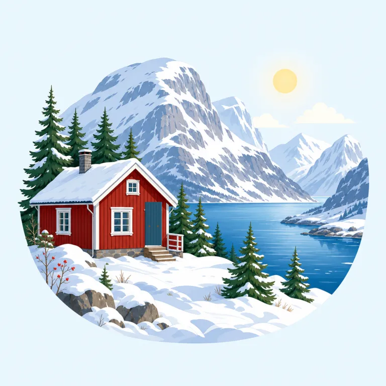 nordic（北欧の・形容詞）の覚え方イラスト — Nordic はまず north（北）を思い出し、「北の地域に関する語」だとつなげると入りやすい