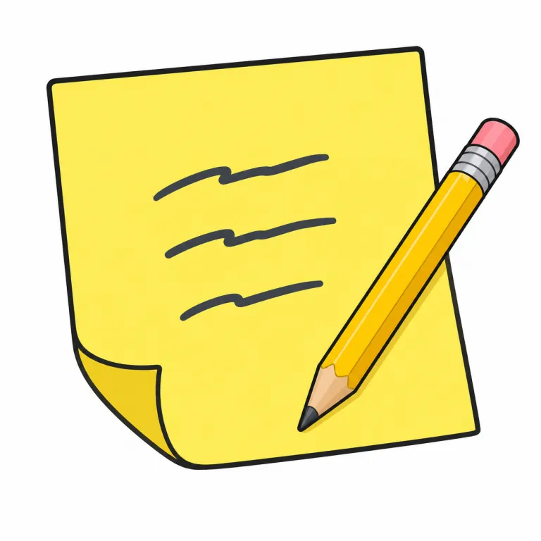 note（メモ・noun）の覚え方イラスト