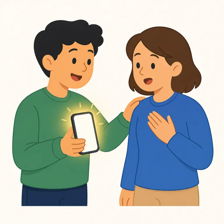 notify（通知する・動詞）の覚え方イラスト — notice を知っていれば覚えやすい語