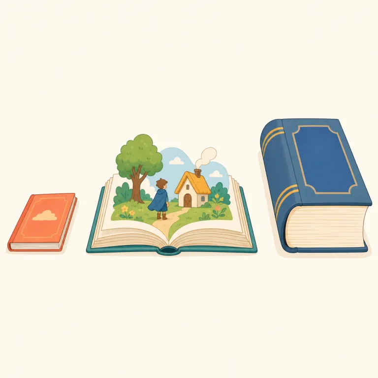 novella（中編小説・名詞）の覚え方イラスト — novel と綴り・響きが非常に近いので、まず「小説の仲間」と押さえる