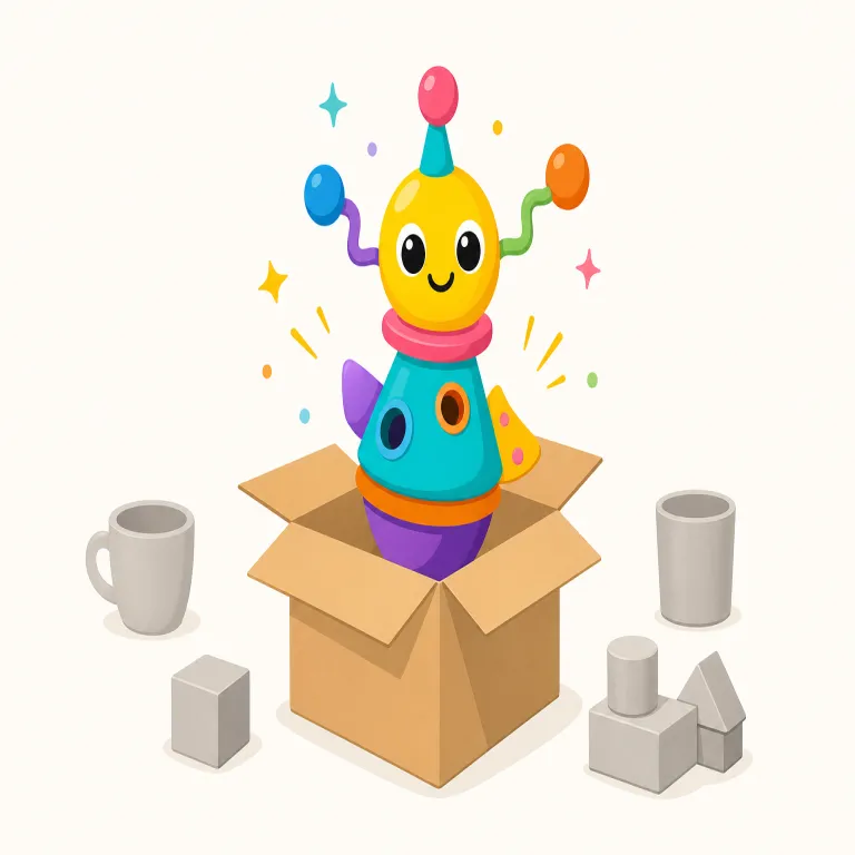 novelty（目新しさ・名詞）の覚え方イラスト — この用法の novelty は、物そのものではなく「新しく珍しいという性質・感じ」を表す抽象名詞