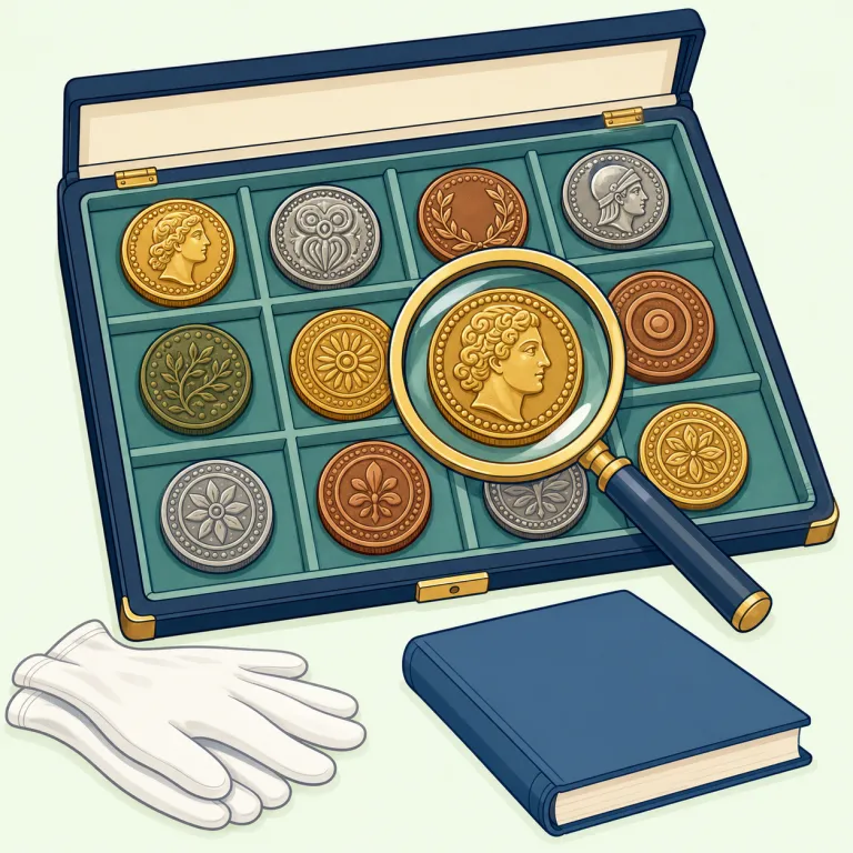 numismatic（貨幣学的な・形容詞）の覚え方イラスト — まず名詞 numismatics（貨幣学）を核にして、-ic / -atic が付いた形容詞が numismatic だと覚えると整理しやすいです