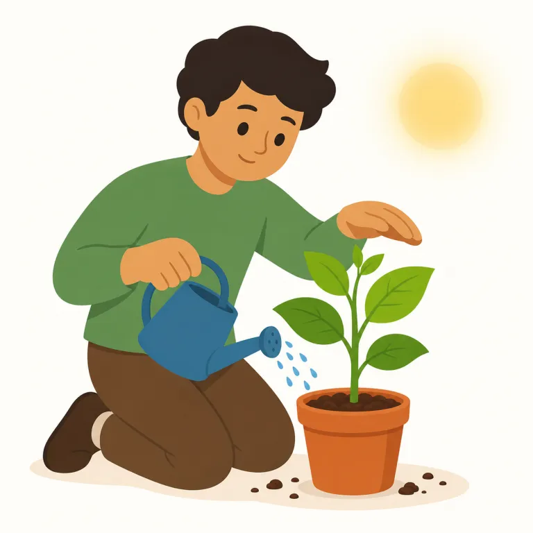 nurture（育てる・動詞）の覚え方イラスト — まず raise との違いで覚える