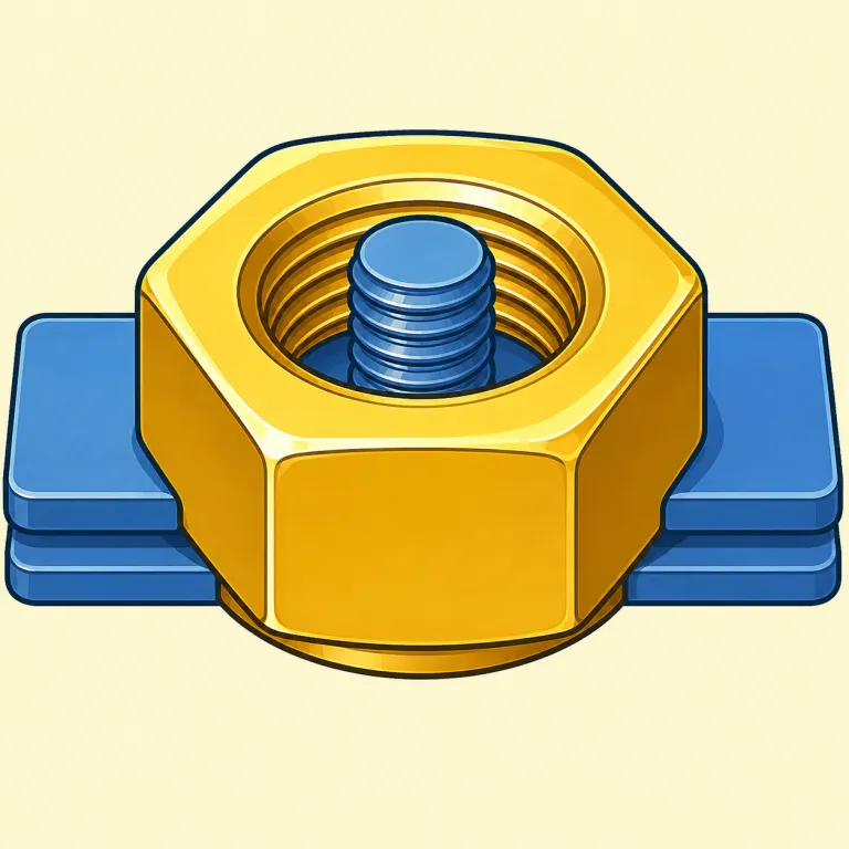 nut（ナット・noun）の覚え方イラスト