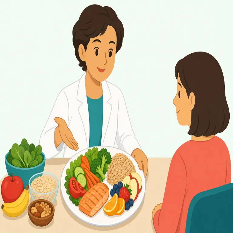 nutritionist（栄養士・名詞）の覚え方イラスト — nutrition を見たらまず「栄養」を思い出す