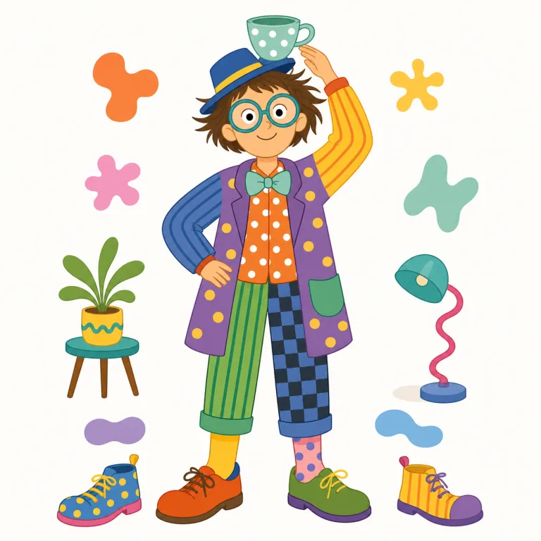 nutter（変人・名詞）の覚え方イラスト — nutter は、普通と違う考え方や行動で周囲から奇妙に見られる人を指すくだけた語です