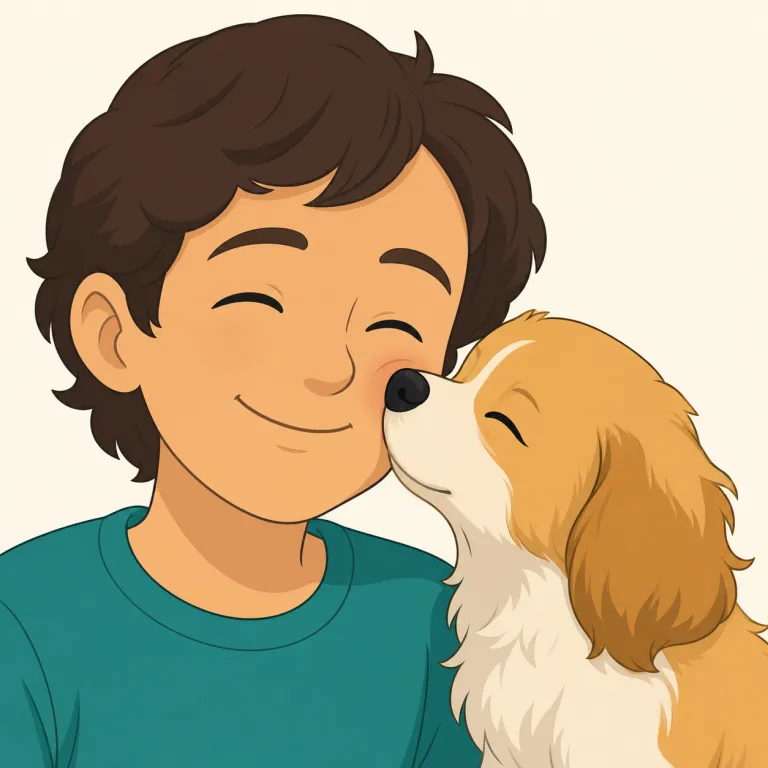 nuzzling（鼻をすりつける・動詞）の覚え方イラスト — まず nose を思い出すと覚えやすい語です