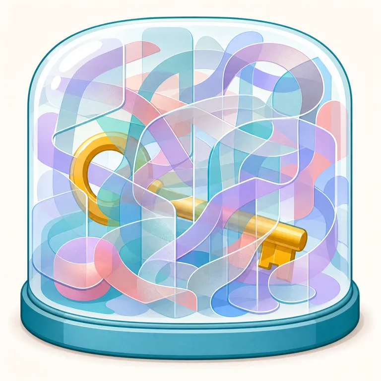 obfuscation（難読化、わかりにくくすること・名詞）の覚え方イラスト — obfuscation は「見えにくくする処理・行為」として覚えると残りやすい語です