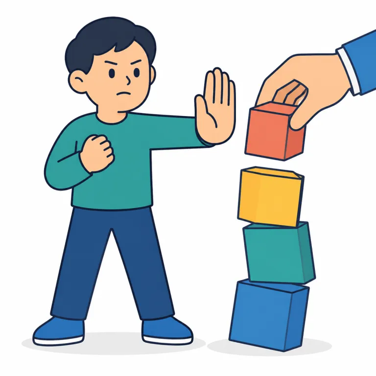objection（反対・noun）の覚え方イラスト