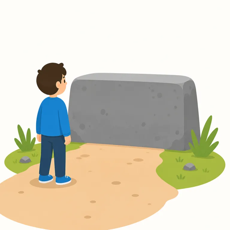 obstacle（障害、妨げ・名詞）の覚え方イラスト — obstacle は「前に立って進めないもの」とイメージすると定着しやすい