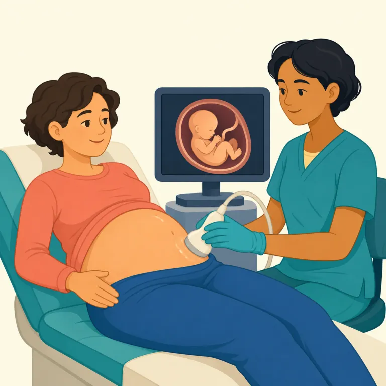 obstetrics（産科・名詞）の覚え方イラスト — まず obstetrician（産科医）や OB/GYN の OB と結びつけると定着しやすいです