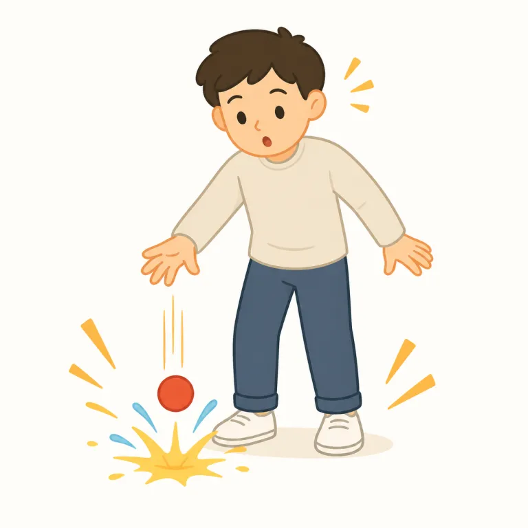 occurrence（発生・名詞）の覚え方イラスト — この「発生」は、occurrence の基本義「出来事」とは別に、何かが実際に起きるという事実や過程を表す用法です