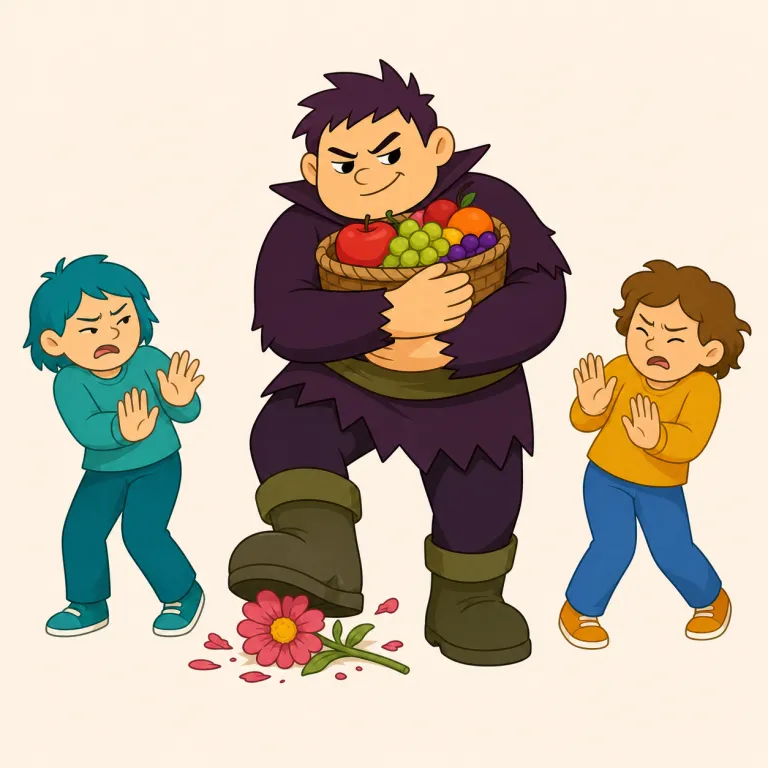 odious（憎むべき、忌まわしい・形容詞）の覚え方イラスト — bad や unpleasant よりずっと強く、「見て不快」ではなく「そんなものは許せない、憎むべきだ」と道徳的嫌悪まで含む語として覚えると残りやすいです