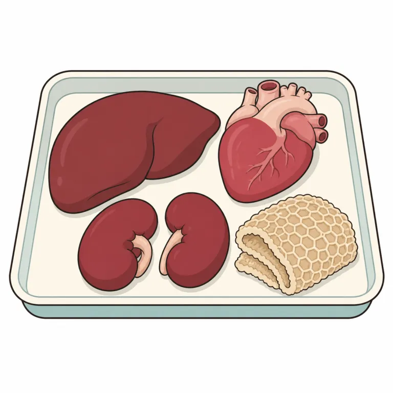 offal（内臓・noun）の覚え方イラスト
