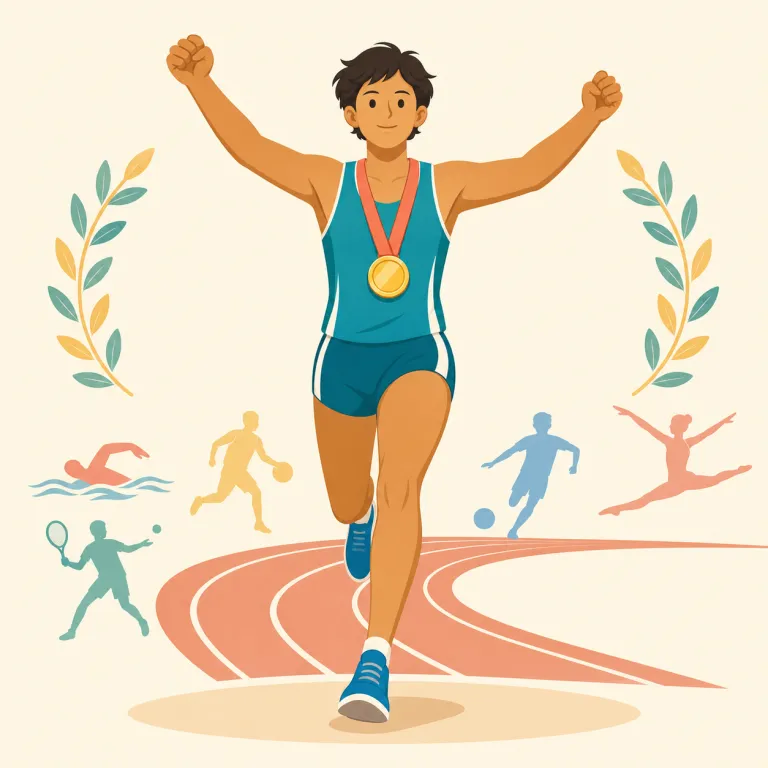 Olympian（オリンピック選手・名詞）の覚え方イラスト — Olympian は Olympic とセットで覚えるのが最短です