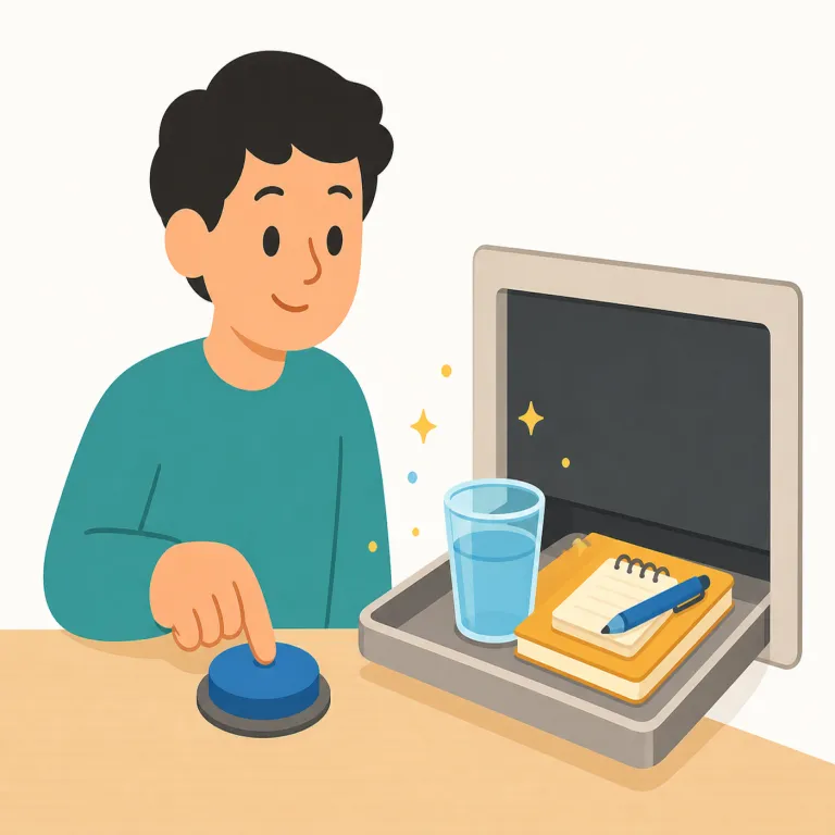 on demand（要求に応じて・イディオム）の覚え方イラスト — demand は「要求する」「需要」という意味の基本語