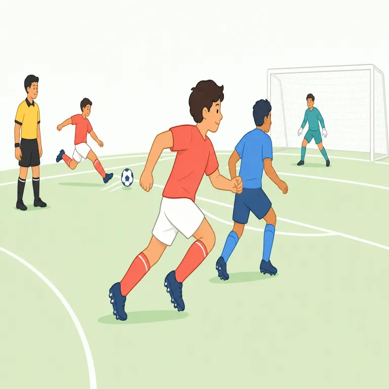 onside（オフサイドでない、反則にならない位置の・形容詞）の覚え方イラスト — まず offside と対で覚えるのが最短です