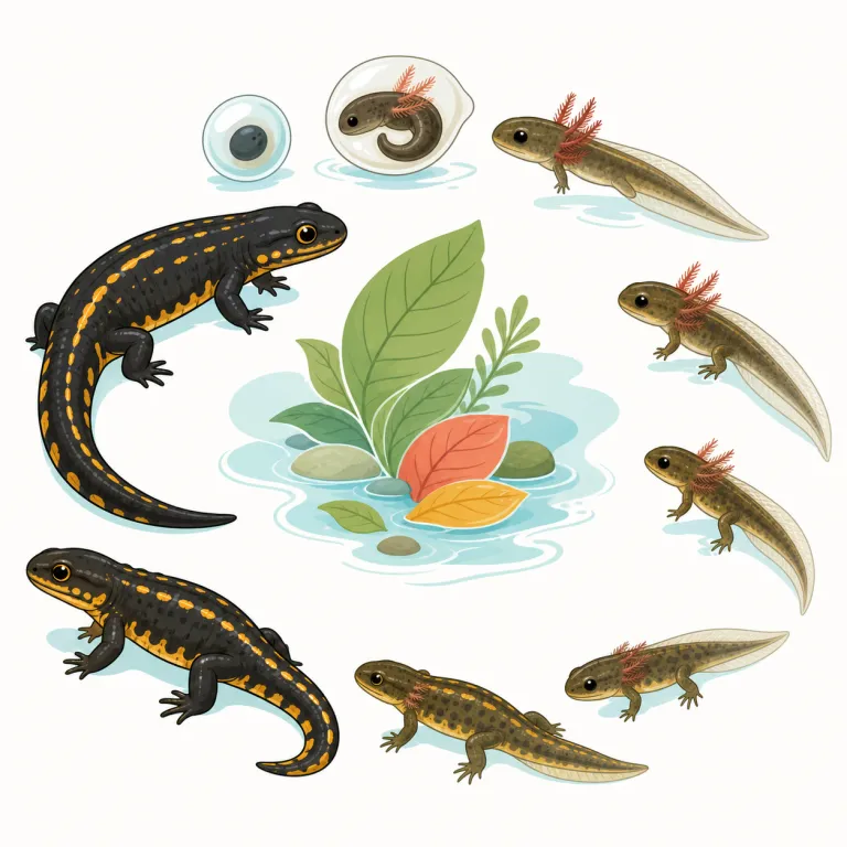 ontogeny（個体発生・名詞）の覚え方イラスト — まず後半の -geny を gene, generate, genesis の仲間として見て「生じる・発達する」とつかむと覚えやすい語です