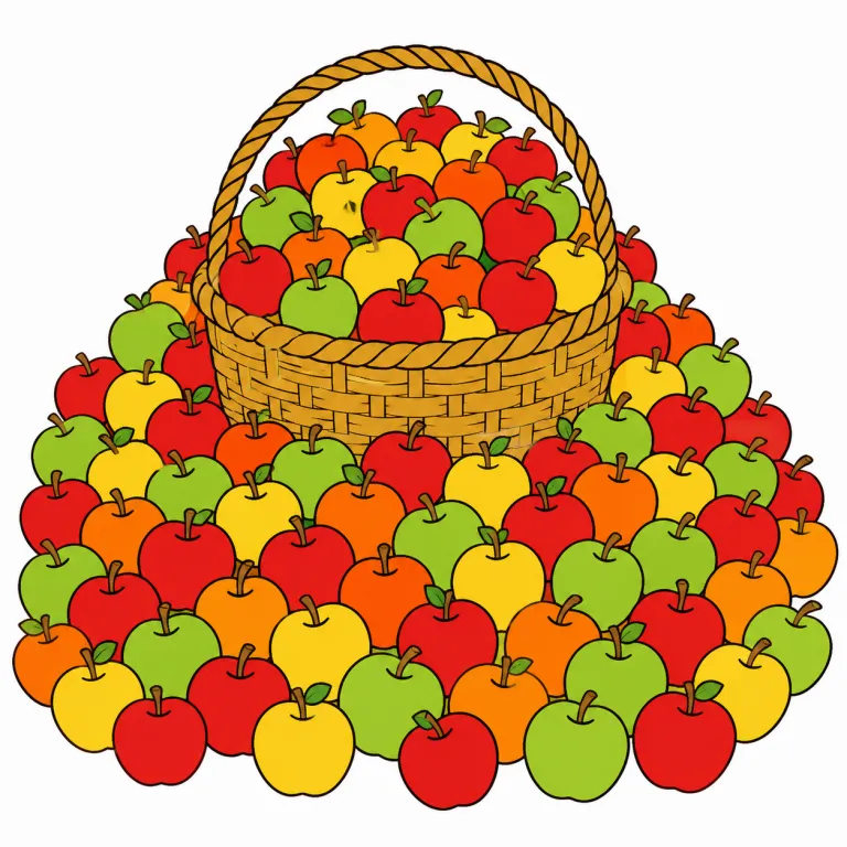 oodles（たくさん・noun）の覚え方イラスト