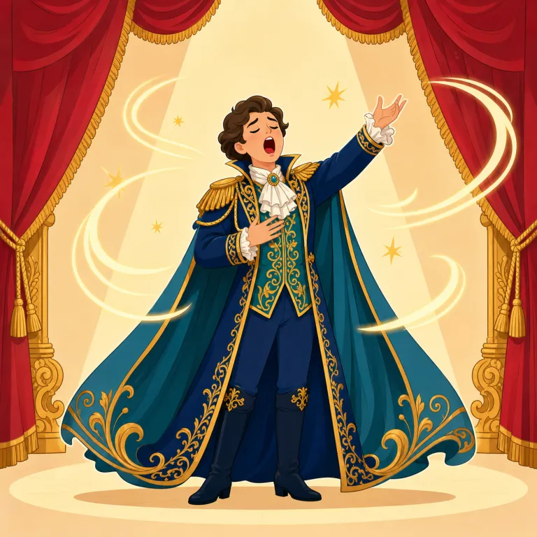 operatic（オペラ的な・形容詞）の覚え方イラスト — opera を知っていれば、そのまま「オペラらしい」と取るのが近道です