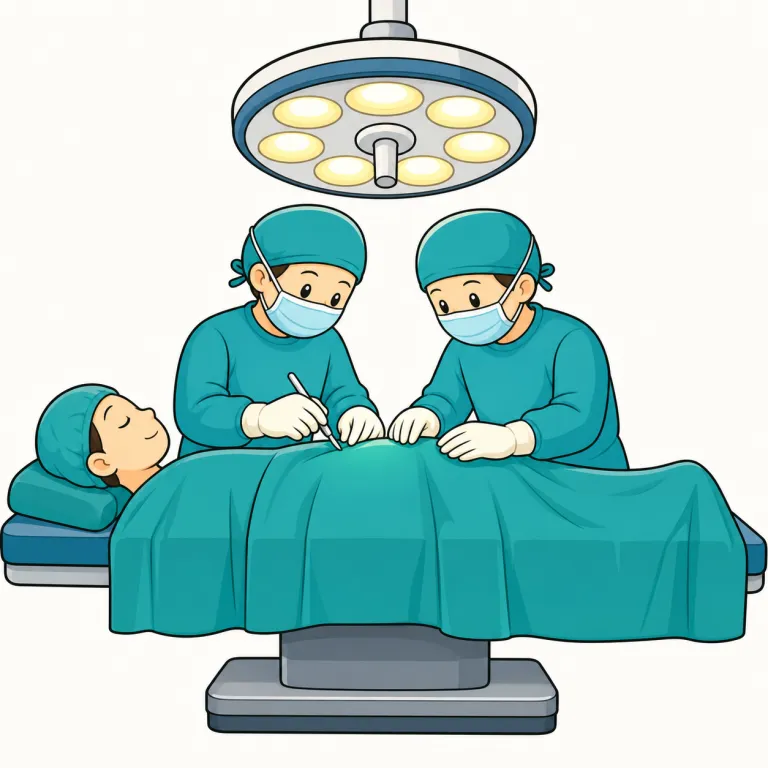 operation（手術・noun）の覚え方イラスト