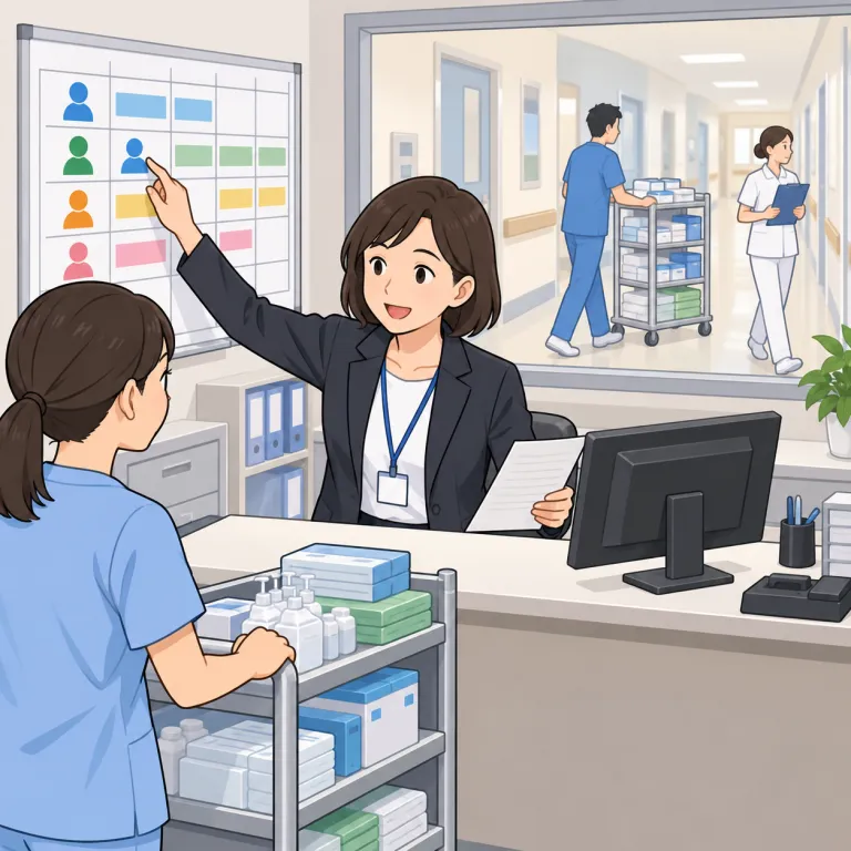 operational（業務上の、運営上の・adjective）の覚え方イラスト