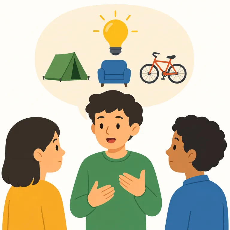 opine（意見を述べる・動詞）の覚え方イラスト — opinion を知っていれば覚えやすい語で、opine はその動詞版と考えると入りやすいです