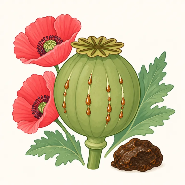 opiumの覚え方イラスト