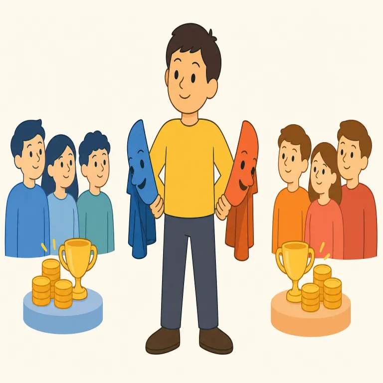 opportunism（ご都合主義・名詞）の覚え方イラスト — opportunism は opportunity と並べて覚えると定着しやすい語です