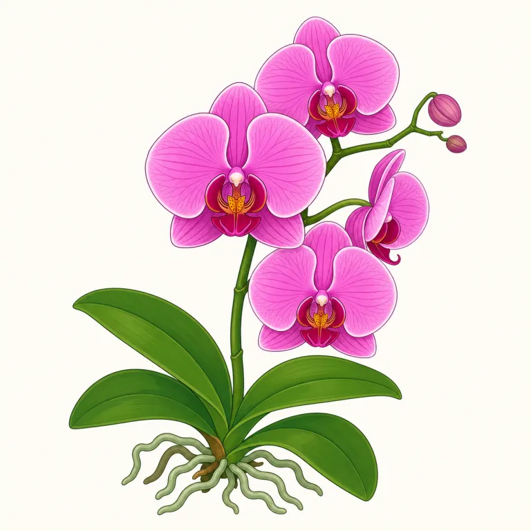 orchidの覚え方イラスト