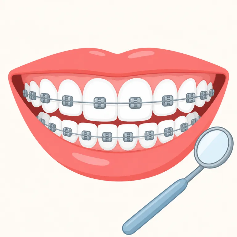 orthodontic（歯列矯正の・形容詞）の覚え方イラスト — orthodontic は braces（矯正器具）, orthodontic treatment, orthodontic clinic のような形でまとめて覚えると残…