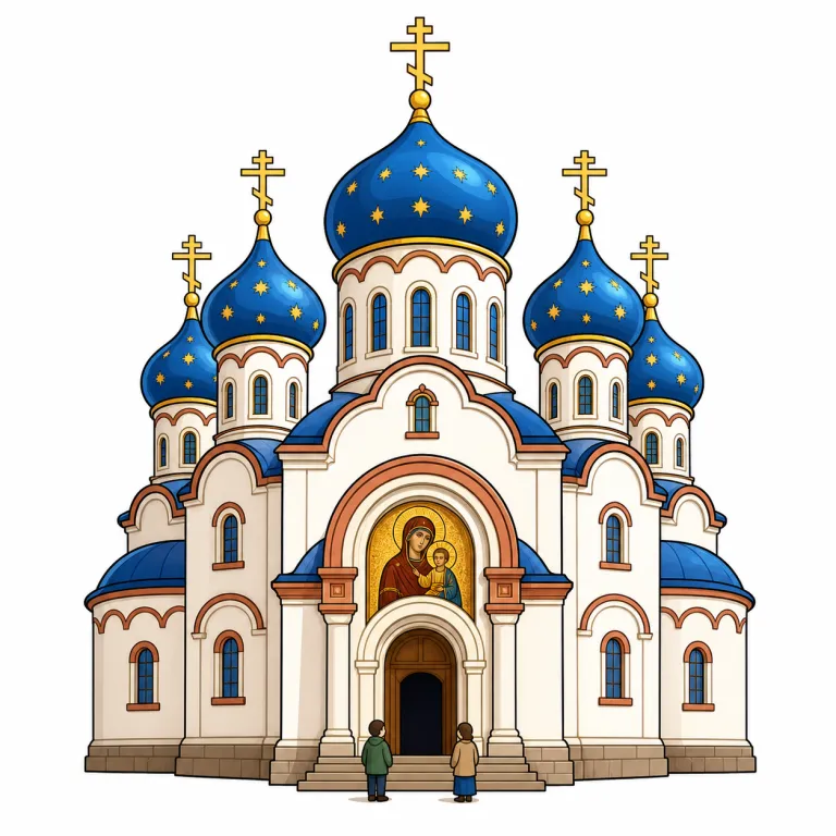 orthodox（正教会の・adjective）の覚え方イラスト