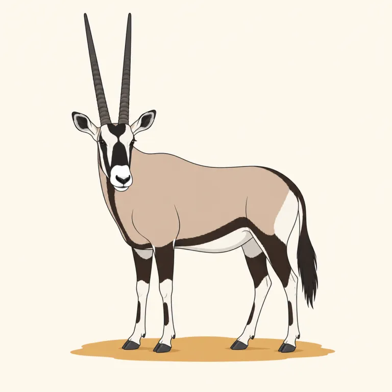 oryx（オリックス・noun）の覚え方イラスト