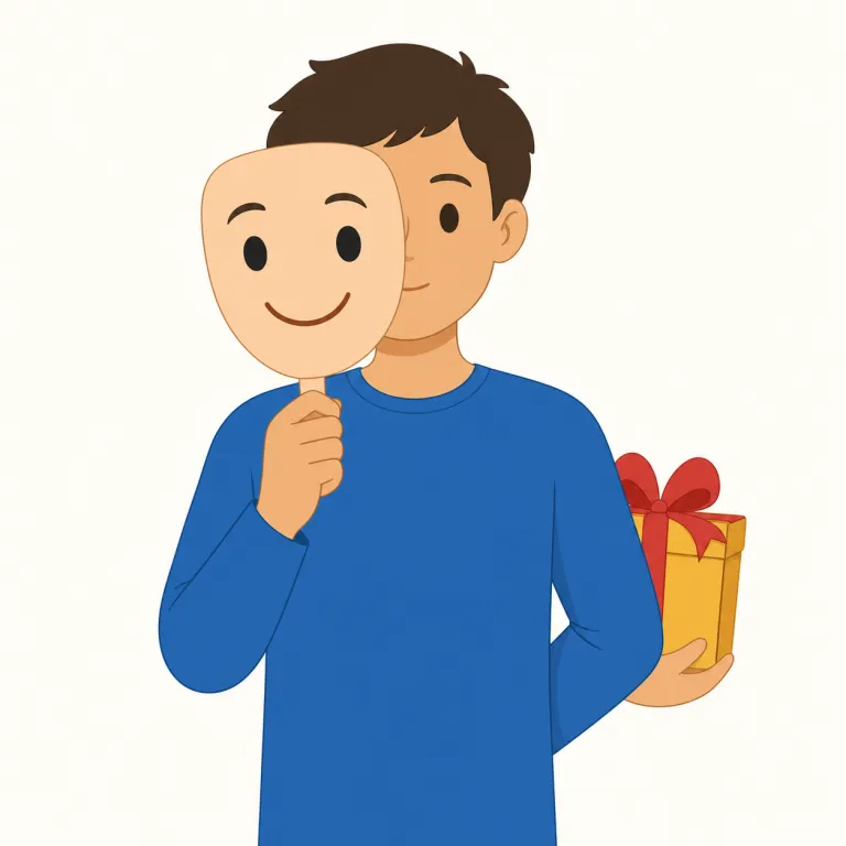 ostensiblyの覚え方イラスト